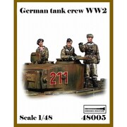 AR48005 1/48 WWII ドイツ 冬季装備の戦車兵チームセット 3体入 [組立式プラスチックモデル]