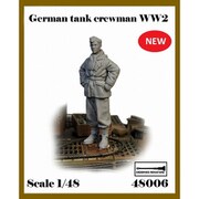 AR48006 1/48 WWII ドイツ 仁王立ちの冬季装備の戦車兵 [組立式プラスチックモデル]