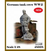 AR48008 1/48 WWII ドイツ 待機中の冬季装備の戦車兵セット 2体入 [組立式プラスチックモデル]