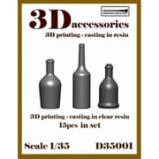 ARD35001 1/35 ジオラマアクセサリー ガラスビンセット 15個入 [プラモデル用パーツ]