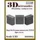 ARD35002 1/35 WWII ドイツ オートバイ/サイドカー用サイドバッグ 3個入 [プラモデル用パーツ]