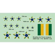 MKMDMK7222 1/72 ブラジル空軍 国籍マーク [プラモデル用品]