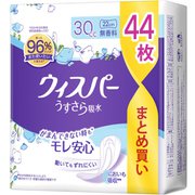ウィスパー うすさら吸水 30cc 44枚 無香料 少量用 [軽失禁用品・用具 女性用 吸水ケア 尿もれパッド]