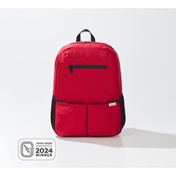 TST-0012-01-RD [TRAVEL SENTRY 折りたたみ式バックパック レッド]