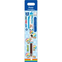 PR11503 サンエックスキャラクターズ エナージェルボールペン 3C 3色ボールペン 0.5mm アフロ犬