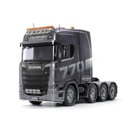 56376 1/14 RC スカニア 770 S 8×4/4 ガンメタエディション [ラジコンカー]