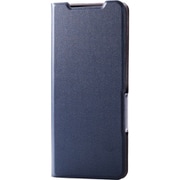 PM-R244PLFUNV [motorola edge 50 pro ケース レザー カバー 手帳型 マグネット フラップ 衝撃吸収 超軽量 薄型 ワイヤレス充電可 スタンド機能付 UltraSlim ネイビー]