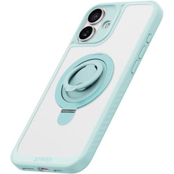 A90H0569 [Anker MagGo Magnetic Case （2-in-1 360°シリコンリング iPhone 16用） ミントブルー]