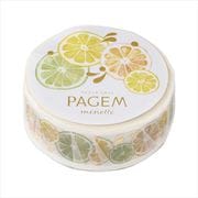 ペイジェム ミネット マスキングテープ シトラス PMM1122