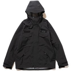 AFD×POLER 3.0L M65 STORM PROOF JACKET 243MCV0011 BLACK Mサイズ [スノーボード ウェア ジャケット メンズ]