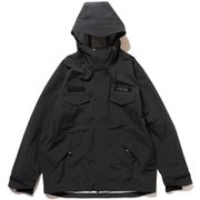 AFD×POLER 3.0L M65 STORM PROOF JACKET 243MCV0011 BLACK Lサイズ [スノーボード ウェア ジャケット メンズ]