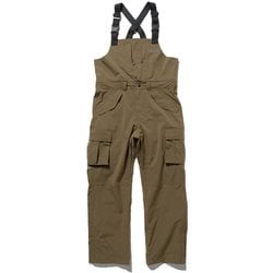 AFD×POLER 3.0L STORM PROOF CARGO BIB PANTS 243MCV0012 OLIVE Mサイズ [スノーボード ウェア パンツ メンズ]
