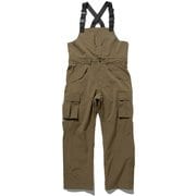 AFD×POLER 3.0L STORM PROOF CARGO BIB PANTS 243MCV0012 OLIVE Mサイズ [スノーボード ウェア パンツ メンズ]