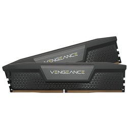 DDR5, 6000MT/s 32GB（16GBx2） UDIMM, 28-36-36-96, XMP 3.0, VENGEANCE DDR5 Black, 1.40V CMK32GX5M2B6000C28