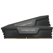 DDR5, 6000MT/s 32GB(16GBx2) UDIMM, 28-36-36-96, XMP 3.0, VENGEANCE DDR5 Black, 1.40V CMK32GX5M2B6000C28