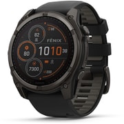 fenix 8 (フェニックス エイト)Sapphire Dual Power 51mm Ti Carbon Gray DLC/Black シリコンバンド 心電図(ECG)アプリ Suica対応 GPSスマートウォッチ 010-02907-50