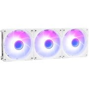 ARGB LED内蔵 ケースファン 3個セット ホワイト OWL-FST1225ARGB-WH3P