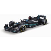 BUR28028R 1/24 メルセデス-AMG ペトロナス F1チーム W14 2023 Eパフォーマンス No.63 G.ラッセル ドライバー付 [ダイキャストミニカー]