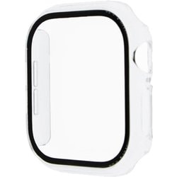 TCAW10GC-42CL [Apple Watch 42mm 耐衝撃ケース カバー ガラスフィルム 一体型 画面保護 透明 クリア]