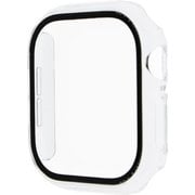 TCAW10GC-46CL [Apple Watch 46mm 耐衝撃ケース カバー ガラスフィルム 一体型 画面保護 透明 クリア]