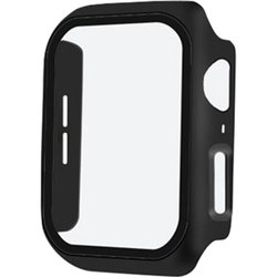 TCAW10GC-46BK [Apple Watch 46mm 耐衝撃ケース カバー ガラスフィルム 一体型 画面保護 ブラック]