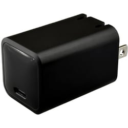USB急速充電器 USB PD（パワーデリバリー）対応 65W USB-C×1 PPS対応 GaN搭載 スイングプラグ ブラック GP-ACC65PGR/B