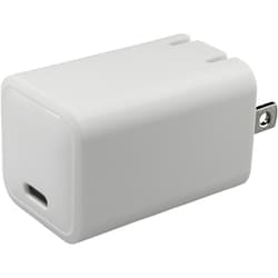 USB急速充電器 USB PD（パワーデリバリー）対応 65W USB-C×1 PPS対応 GaN搭載 スイングプラグ ホワイト GP-ACC65PGR/W