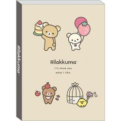 MH22201 リラックマ メモパッド 「BASIC RILAKKUMA Favorite Things」テーマ
