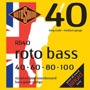 エレキベース弦 ニッケルスチール RB40 MEDIUM YELLOW 40-100