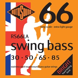 エレキベース弦 ステンレス RS66LA EXTRA LIGHT 30-85