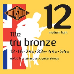 エレキベース弦 80 20ブロンズ TB12 MEDIUM LIGHT 12-54