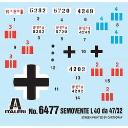 イタレリ1/35 イタリア セモベンテ L40 da47/32 1/35 WW.II イタリア軍 セモベンテ L40 da 47/32【IT6477