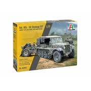 IT6595 1/35 WW.II ドイツ軍 Sd.Kfz.10 デマーグ D7＆7.5cm lelG4 18 歩兵砲 砲兵9体付属 [組立式プラスチックモデル]
