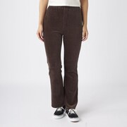カットコーデュロイ美シルエット ワイドパンツ 554712 BRN Mサイズ [アウトドア ロングパンツ レディース]