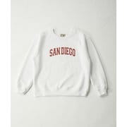 裏起毛クルースウェット 584001 WHT 130サイズ [アウトドア トップス 長袖 キッズ]