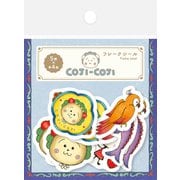 限定 和紙フレークシール ブルー コジコジ QSA246