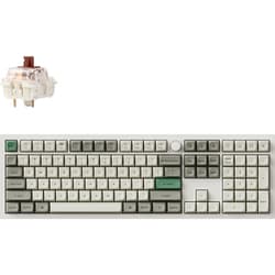 Q6 Max QMK VIA ワイヤレス カスタム・メカニカルキーボード - RGB - US配列 テンキー付 100％フルサイズ - シェルホワイト Gateron Jupiter スイッチ ホットスワップ 茶軸 Q6M-P3-US