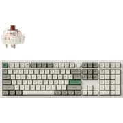 Q6 Max QMK VIA ワイヤレス カスタム・メカニカルキーボード - RGB - US配列 テンキー付 100%フルサイズ - シェルホワイト Gateron Jupiter スイッチ ホットスワップ 茶軸 Q6M-P3-US