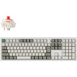 Q6 Max QMK VIA ワイヤレス カスタム・メカニカルキーボード - RGB - JIS配列 テンキー付 100％フルサイズ - シェルホワイト Gateron Jupiter スイッチ ホットスワップ 赤軸 Q6M-P1-JIS