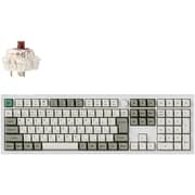 Q6 Max QMK VIA ワイヤレス カスタム・メカニカルキーボード - RGB - JIS配列 テンキー付 100%フルサイズ - シェルホワイト Gateron Jupiter スイッチ ホットスワップ 茶軸 Q6M-P3-JIS