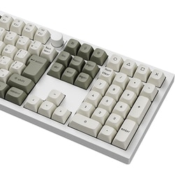 キークロン Keychron Q0 Max 茶軸 白 Q0M-P3 テンキー Q0 Max(茶軸) シェルホワイト Q0M-P3 ［有線