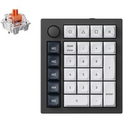 Q0 Max QMK ワイヤレスカスタム・テンキー - 組み立て済み カーボンブラック Silent K Pro 赤軸・静音スイッチ Q0M-M6