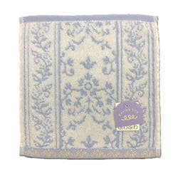 UCHINO エンリッチライフ エデン タオルハンカチ ブルー 約23×23cm 6804V260 B