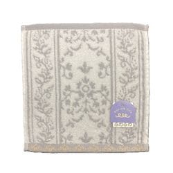 UCHINO エンリッチライフ エデン タオルハンカチ グレー 約23×23cm 6804V260 GY