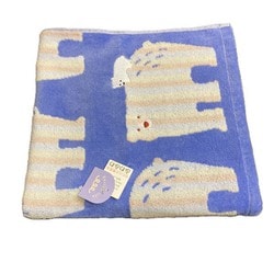 UCHINO エンリッチライフ ミミ バスタオル ブルー 約60×120cm 6120B359 B