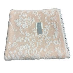 UCHINO プレジール ローズブーケ バスタオル ピンク 約60×120cm 6130B398 P
