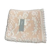 6107G398 P [UCHINO プレジール ローズブーケ ゲストタオル ピンク 約34×35cm]