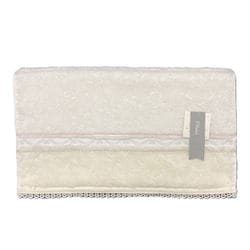 UCHINO プレジール フィーユ フェイスタオル ホワイト 約34×75cm 6112F394 W