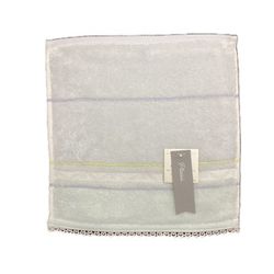 UCHINO プレジール フィーユ タオルハンカチ ブルー 約23×23cm 6806V280 B