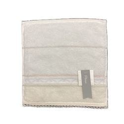 UCHINO プレジール フィーユ タオルハンカチ ホワイト 約23×23cm 6806V280 W
